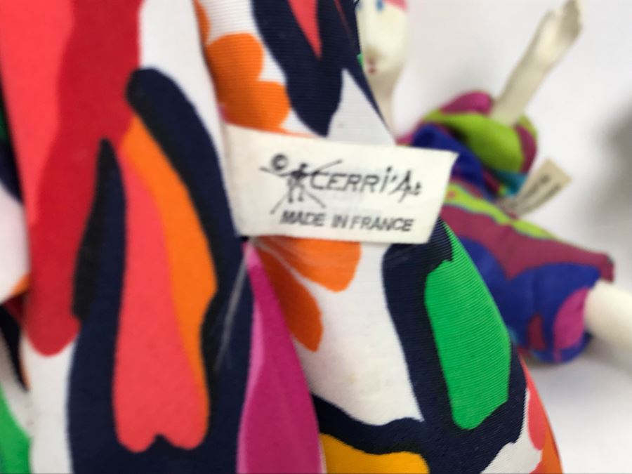 (3) Vintage French Cerri'Art Poupee Porcelain Handmade Pannicum Seed Filled Body Dolls [Photo 11]