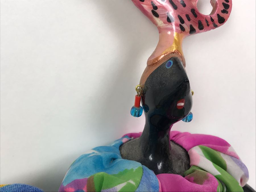 (3) Vintage French Cerri'Art Poupee Porcelain Handmade Pannicum Seed Filled Body Dolls [Photo 11]