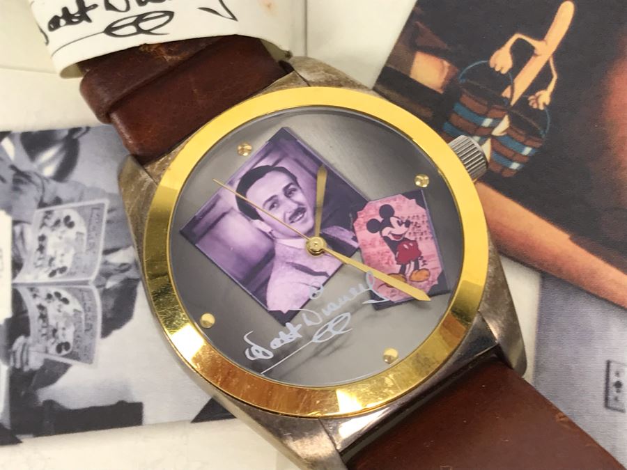 Limited Edition Walt Disney Watch Made Exclusively For The Walt Disney Theme Parks & Resorts With Box [Photo 3]