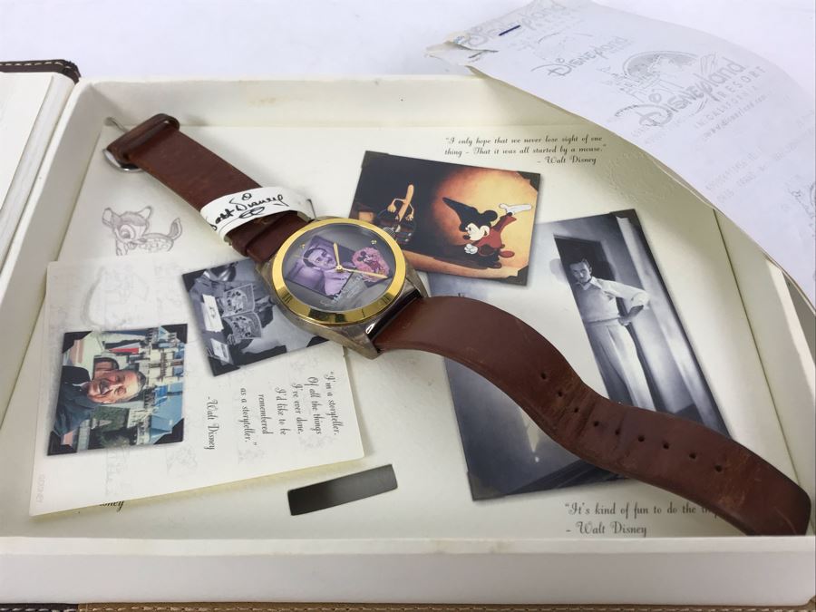 Limited Edition Walt Disney Watch Made Exclusively For The Walt Disney Theme Parks & Resorts With Box [Photo 4]