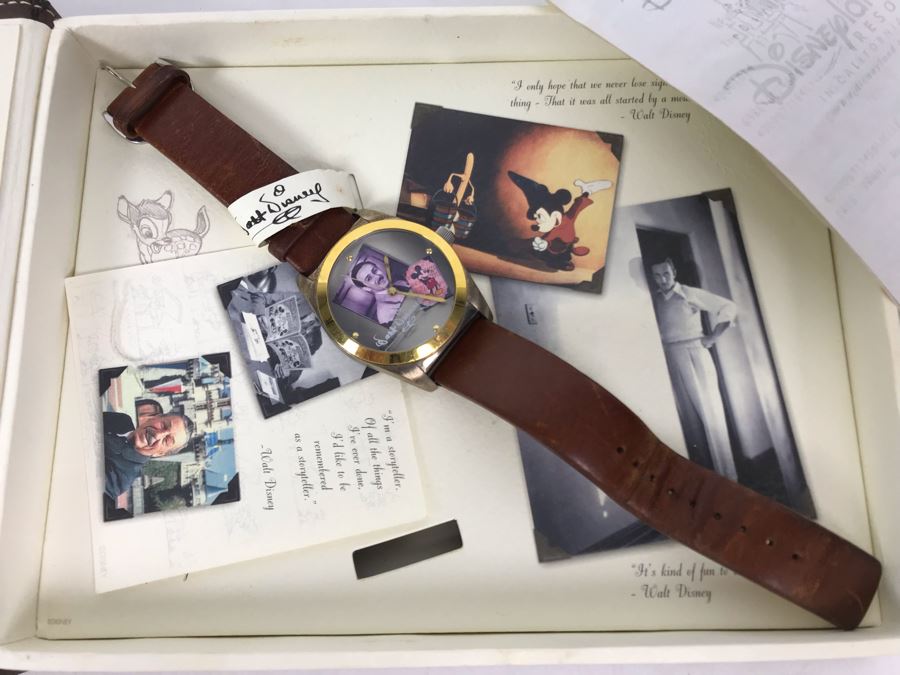 Limited Edition Walt Disney Watch Made Exclusively For The Walt Disney Theme Parks & Resorts With Box [Photo 1]