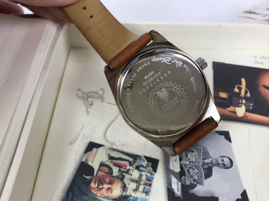 Limited Edition Walt Disney Watch Made Exclusively For The Walt Disney Theme Parks & Resorts With Box [Photo 5]
