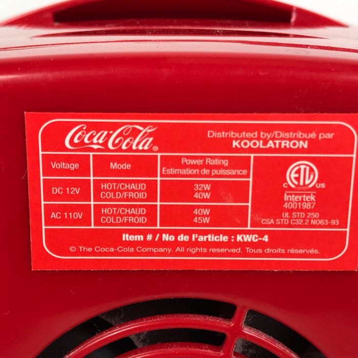 Coca-Cola Coke Koolatron Miniature Fridge / Heater [Photo 6]