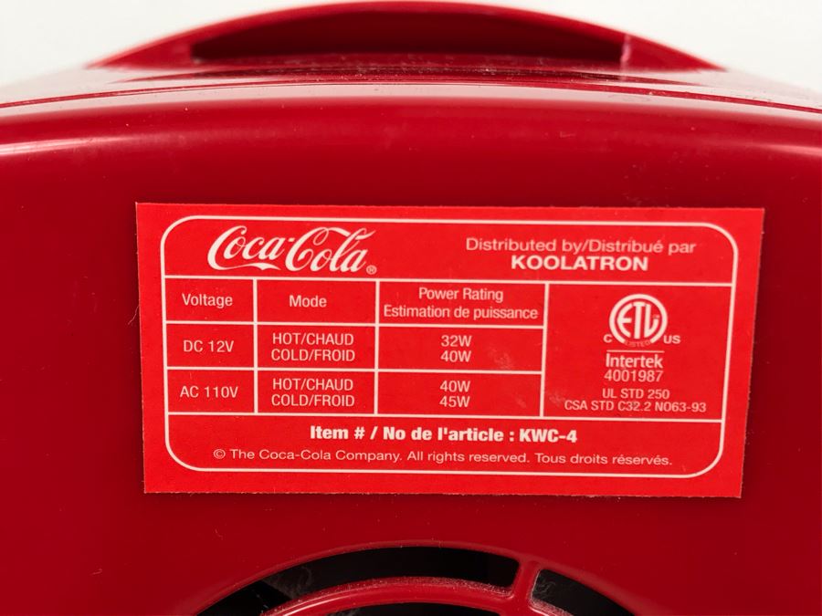 Coca-Cola Coke Koolatron Miniature Fridge / Heater [Photo 7]