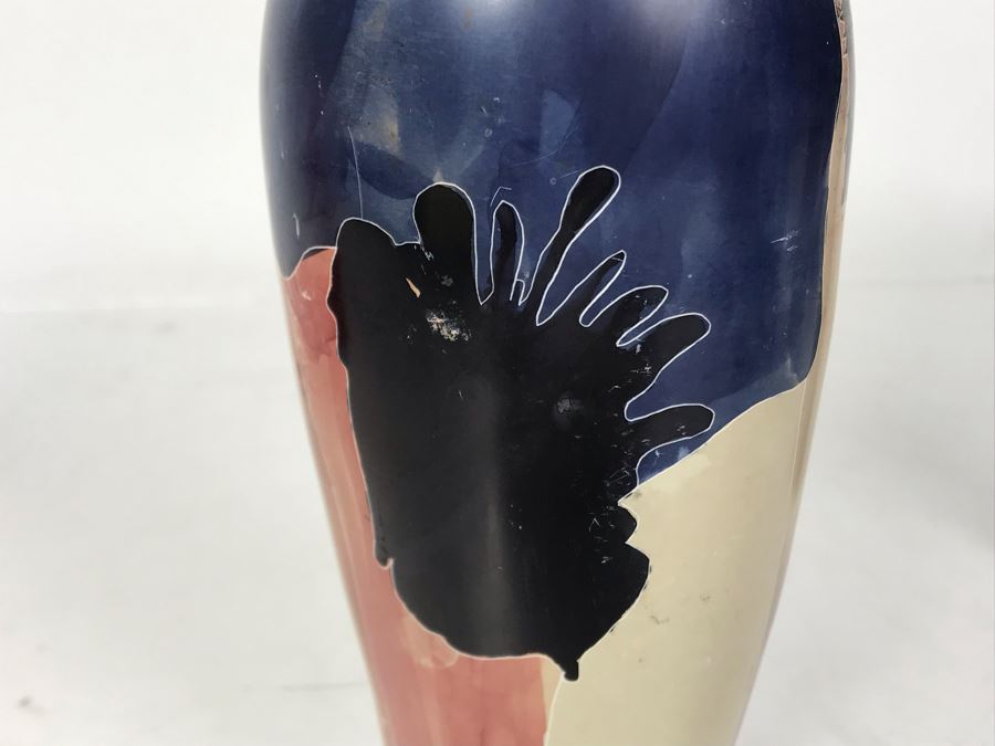 African Lot Featuring A Leather Wrapped Elephant, Carved Wooden Hippopotamus And Kenyan Turned Stone Vase [Photo 15]