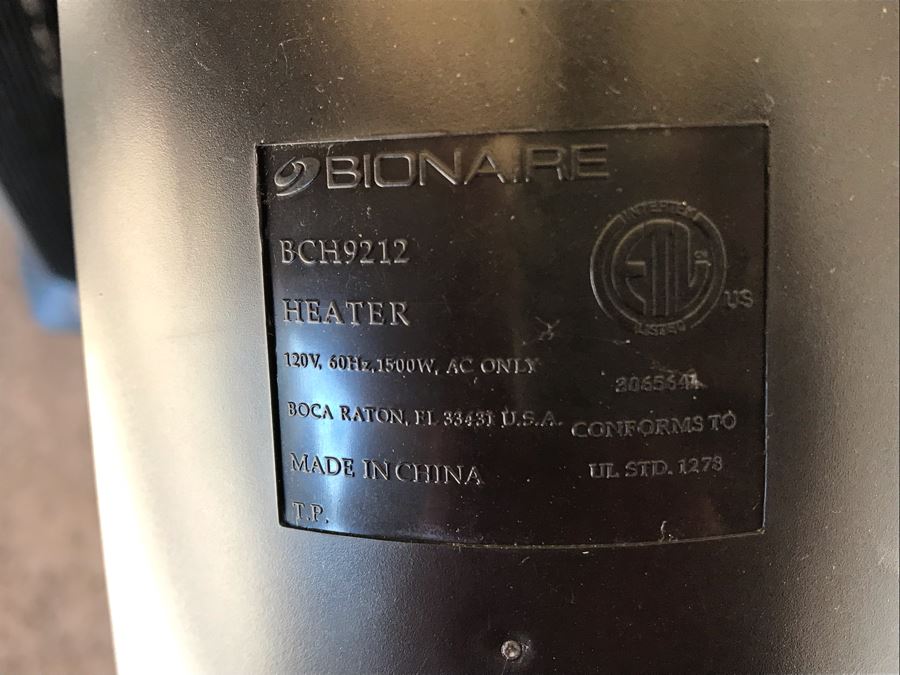 (3) Sharper Image Ionic Breeze Electrostatic Air Cleaners And (1) Bionaire Heater BCH9212 [Photo 11]