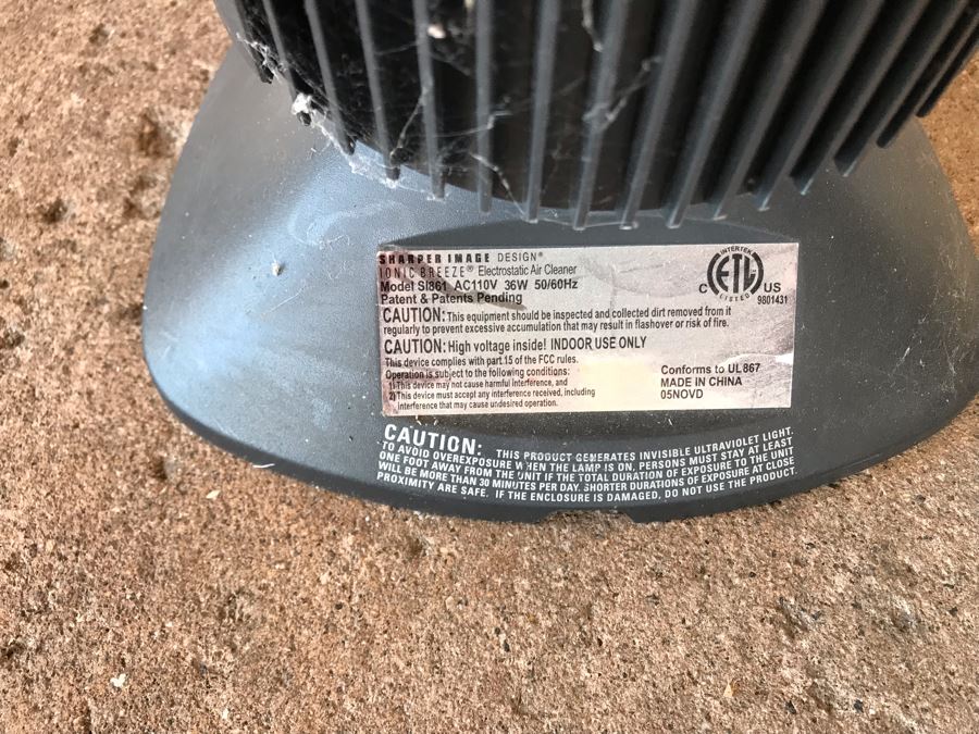 (3) Sharper Image Ionic Breeze Electrostatic Air Cleaners And (1) Bionaire Heater BCH9212 [Photo 10]