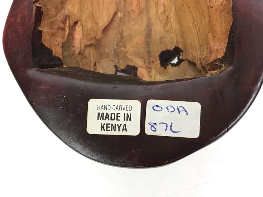 (3) Hand Carved African Animal Wall Hangings Masks Made In Kenya 6W X 15L [Photo 8]