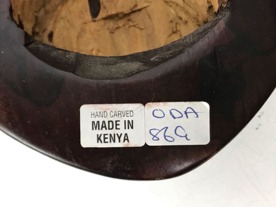 (3) Hand Carved African Animal Wall Hangings Masks Made In Kenya 6W X 15L [Photo 6]