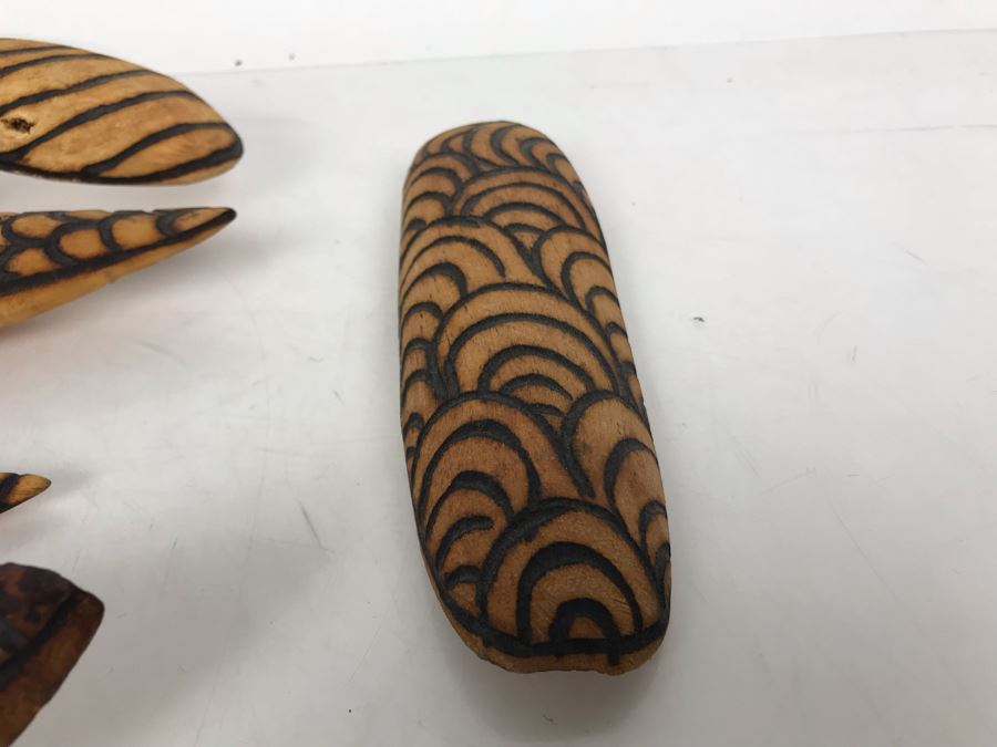 Collection Of Vintage Hand Carved Wooden Aboriginal Australia Figurines Animals Tribal Sculptures [Photo 10]