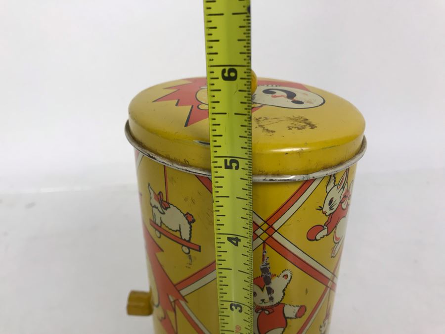 Vintage Pop-Up Clown In A Can Pull Magic Knob From Educational Crafts Co New York NY [Photo 11]