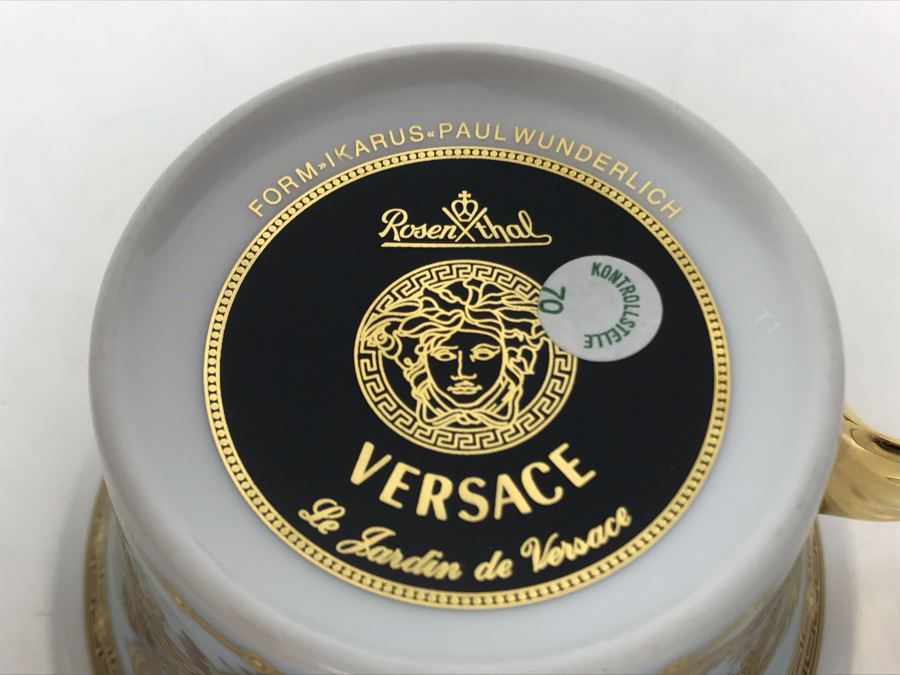 Versace Rosenthal Cup And Saucer [Photo 2]