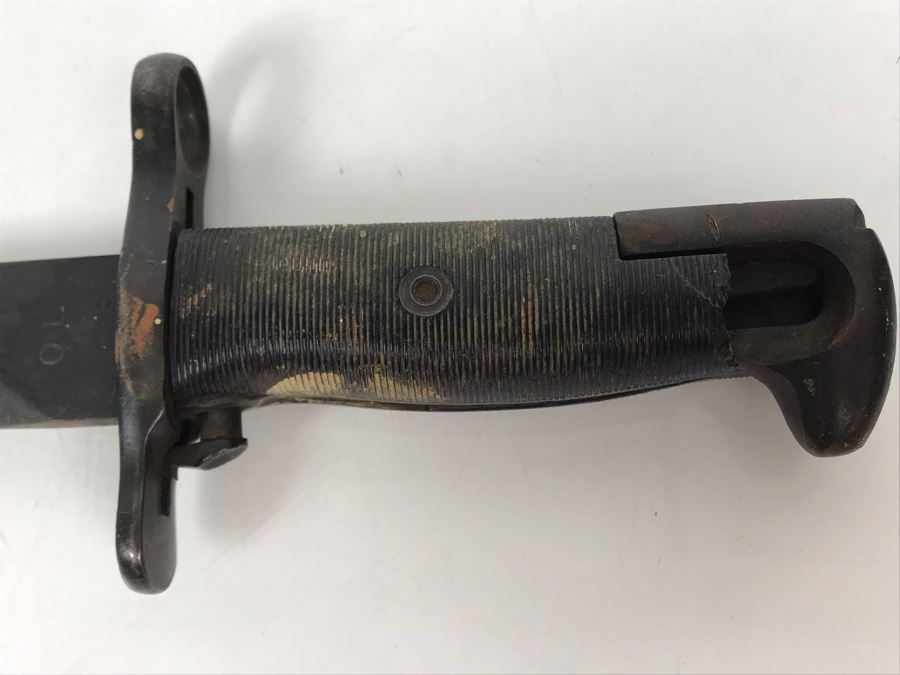 WWII Period U.S. M1 Rifle Bayonet O.L. (Some Damage To End Of Handle As Shown In Photos) [Photo 5]