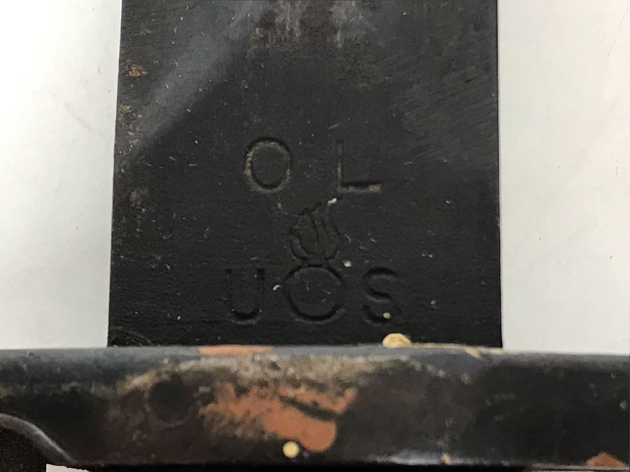 WWII Period U.S. M1 Rifle Bayonet O.L. (Some Damage To End Of Handle As Shown In Photos) [Photo 6]