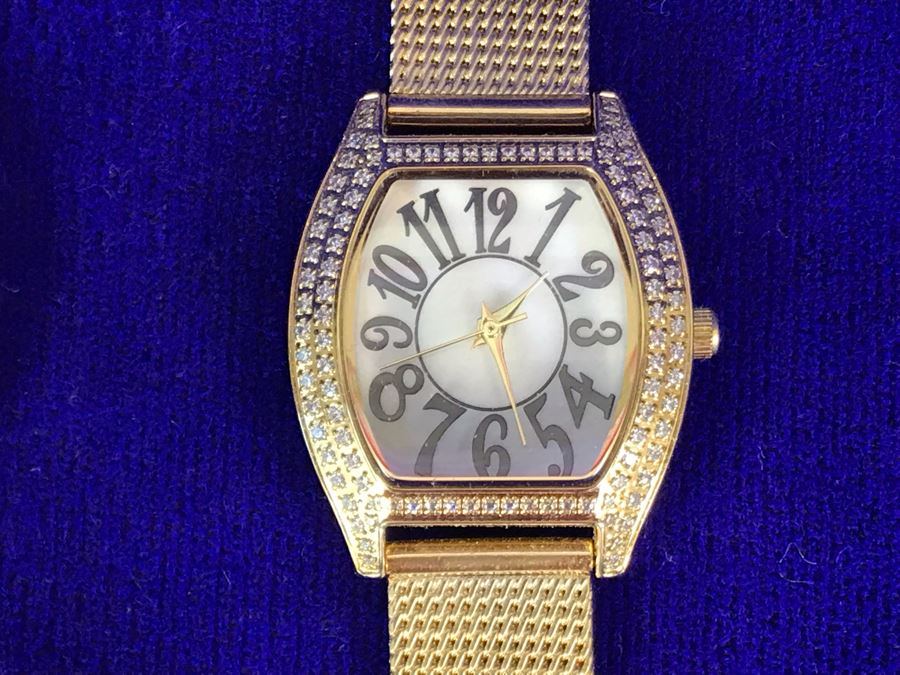 (3) New DMQ CZ Watches In Silver, Gold And Bronze [Photo 7]