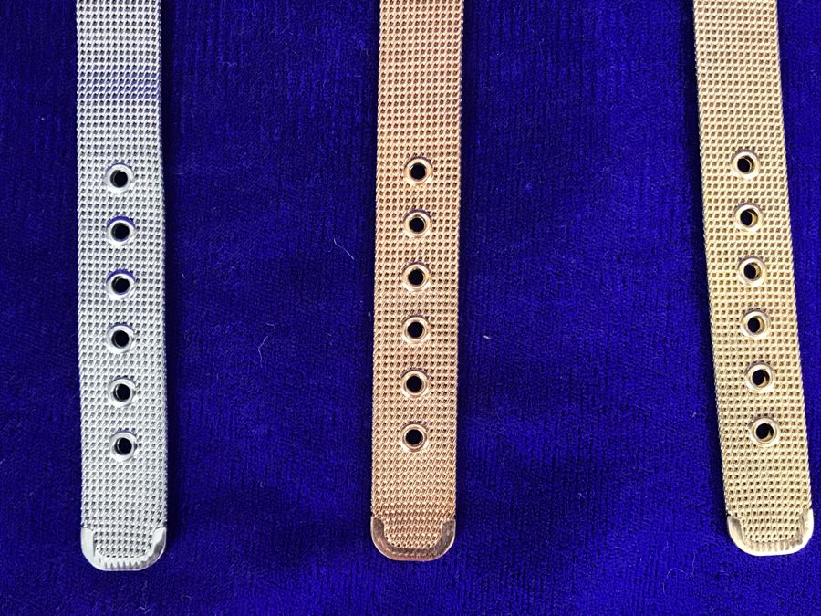 (3) New DMQ CZ Watches In Silver, Gold And Bronze [Photo 9]