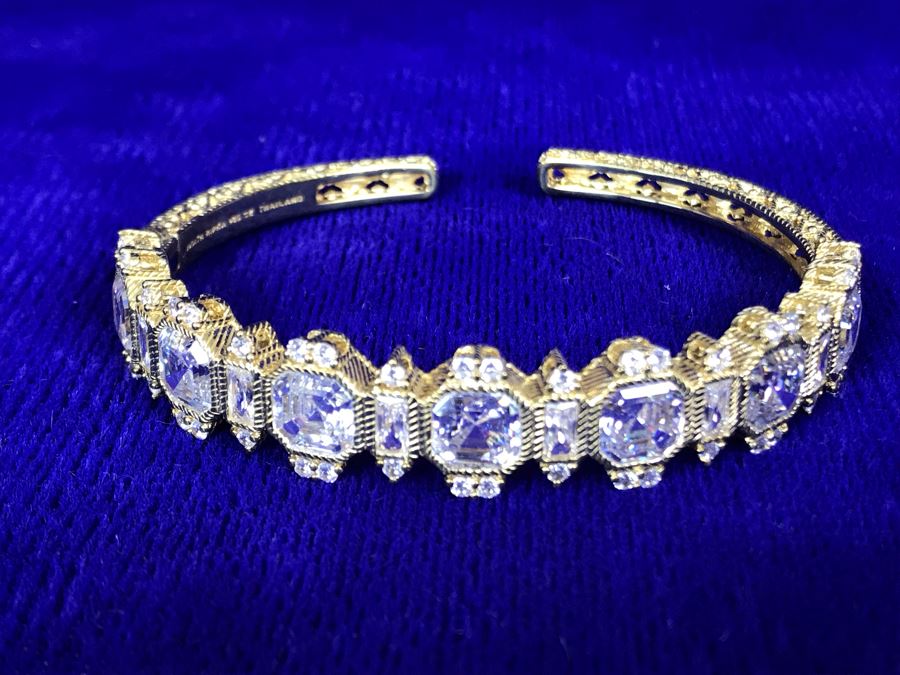 Judith Ripka Sterling Silver CZ Bracelet 25.7g [Photo 2]