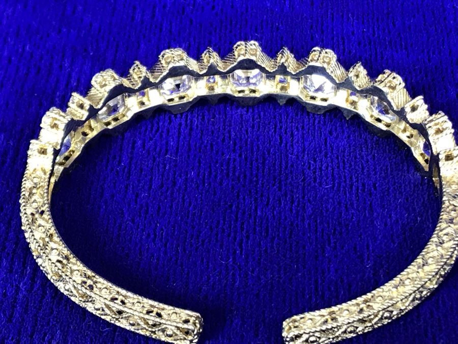 Judith Ripka Sterling Silver CZ Bracelet 25.7g [Photo 16]