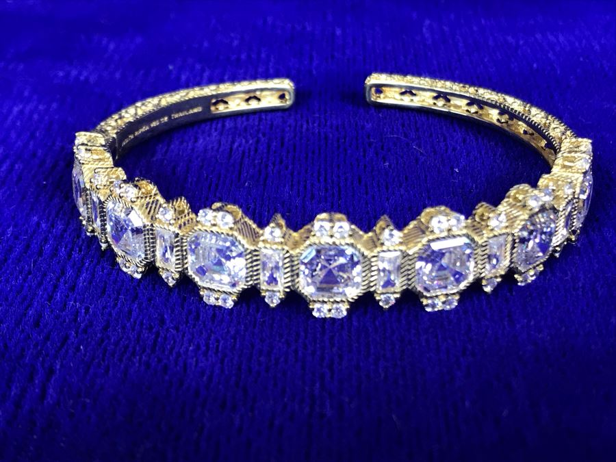 Judith Ripka Sterling Silver CZ Bracelet 25.7g [Photo 4]