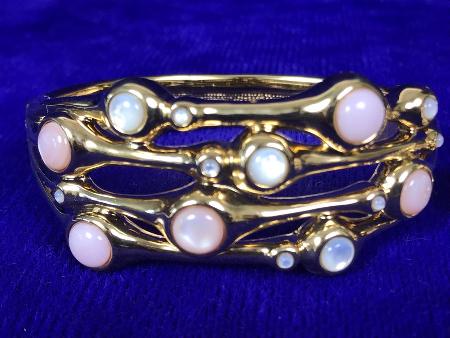 Jewelry Set With 14K FP Gold Silicone Filled Bracelet And 14K FP Gold Silicone Filled Ring Size 8.5 37.5g [Photo 6]