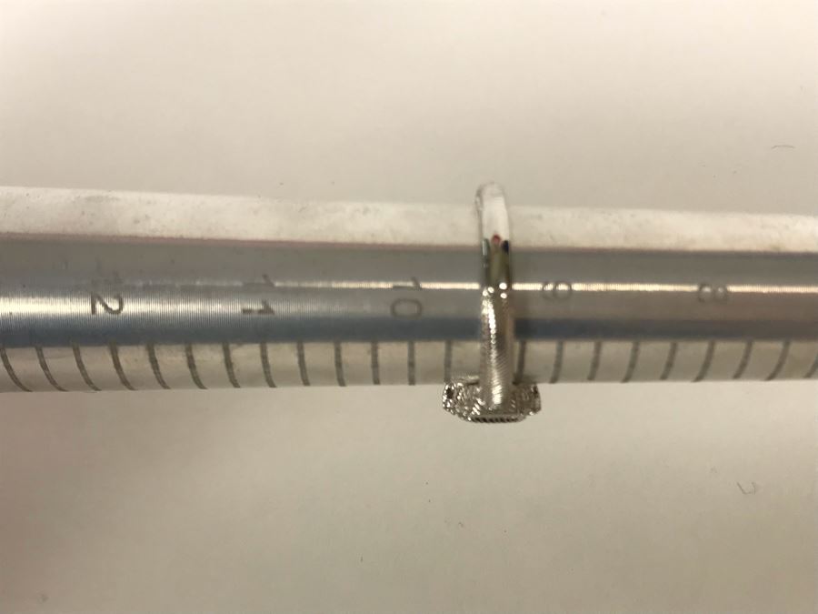 Judith Ripka Sterling Silver CZ Ring Size 9.5 7.2g [Photo 17]