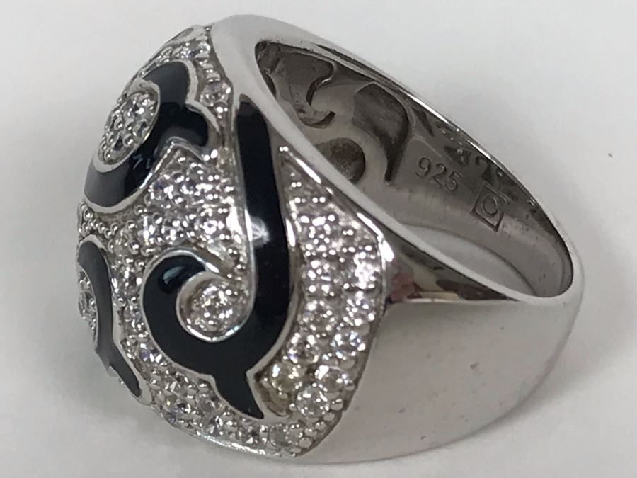 Sterling Silver Ring Size 10.9g [Photo 5]