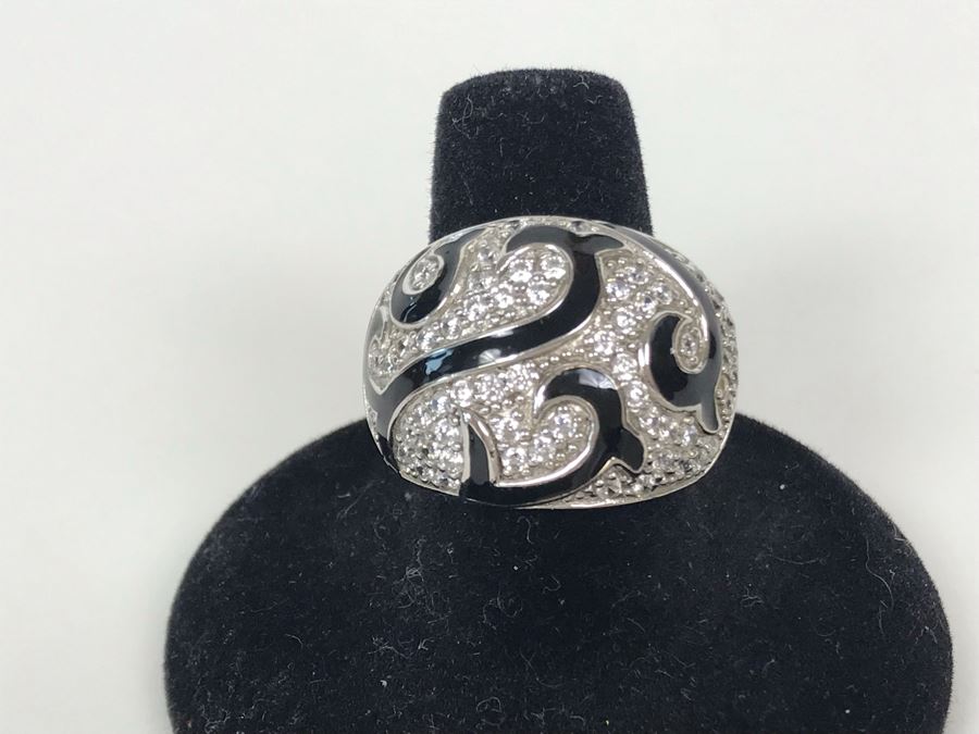 Sterling Silver Ring Size 10.9g [Photo 1]