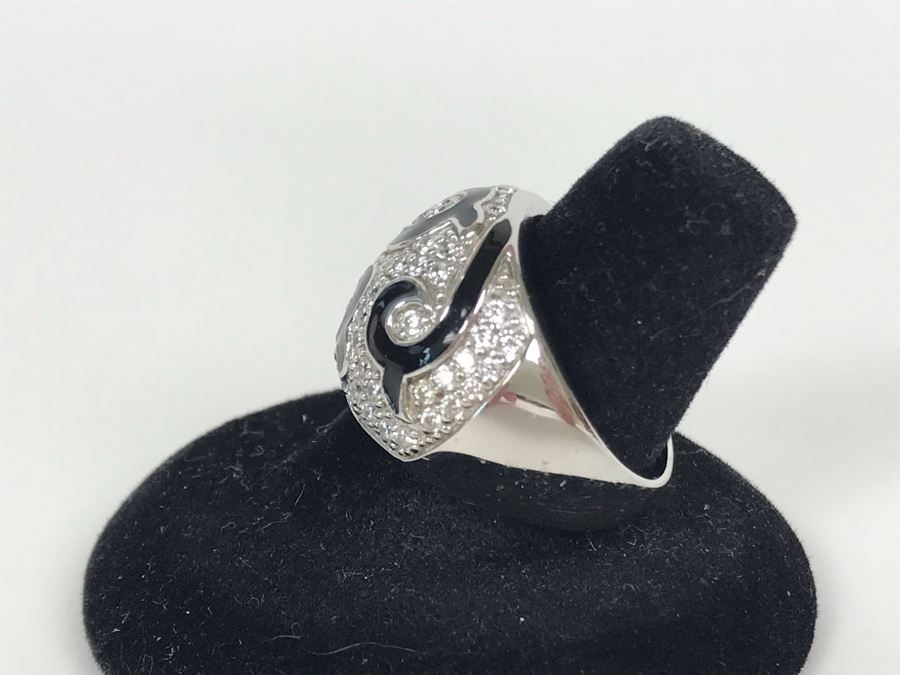 Sterling Silver Ring Size 10.9g [Photo 3]