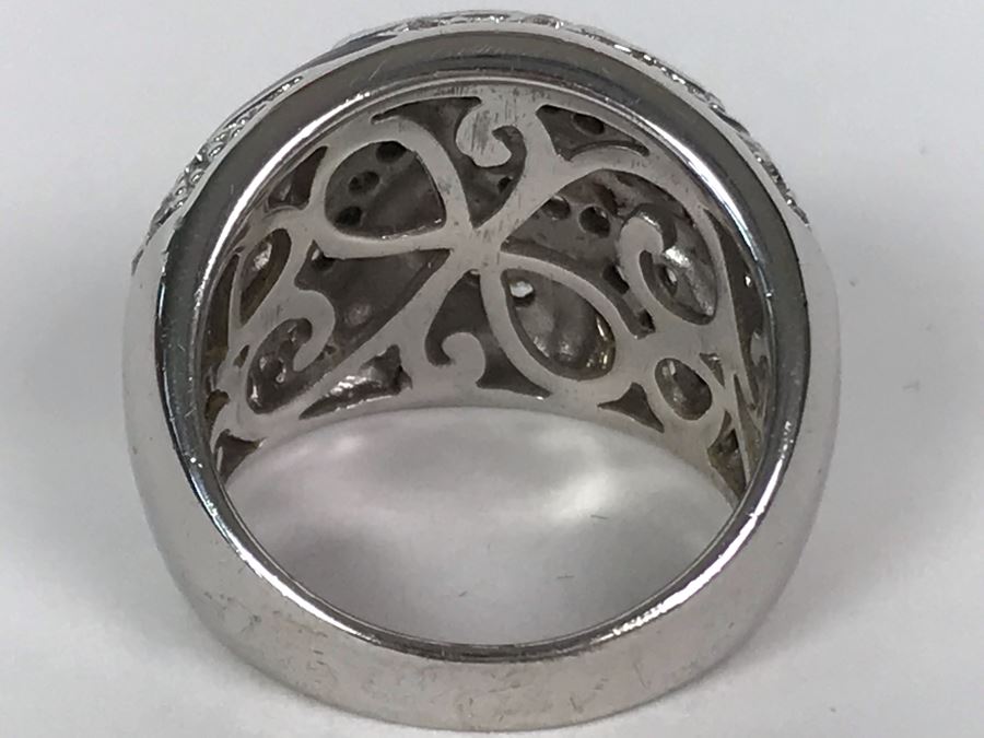 Sterling Silver Ring Size 10.9g [Photo 6]