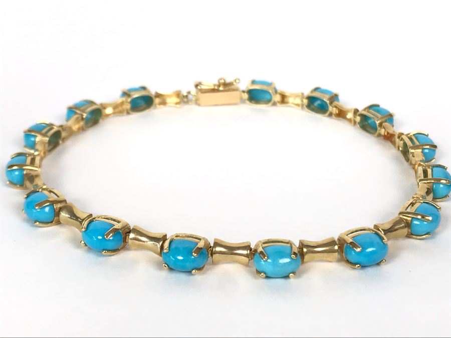 14K Gold Bracelet 7.4g