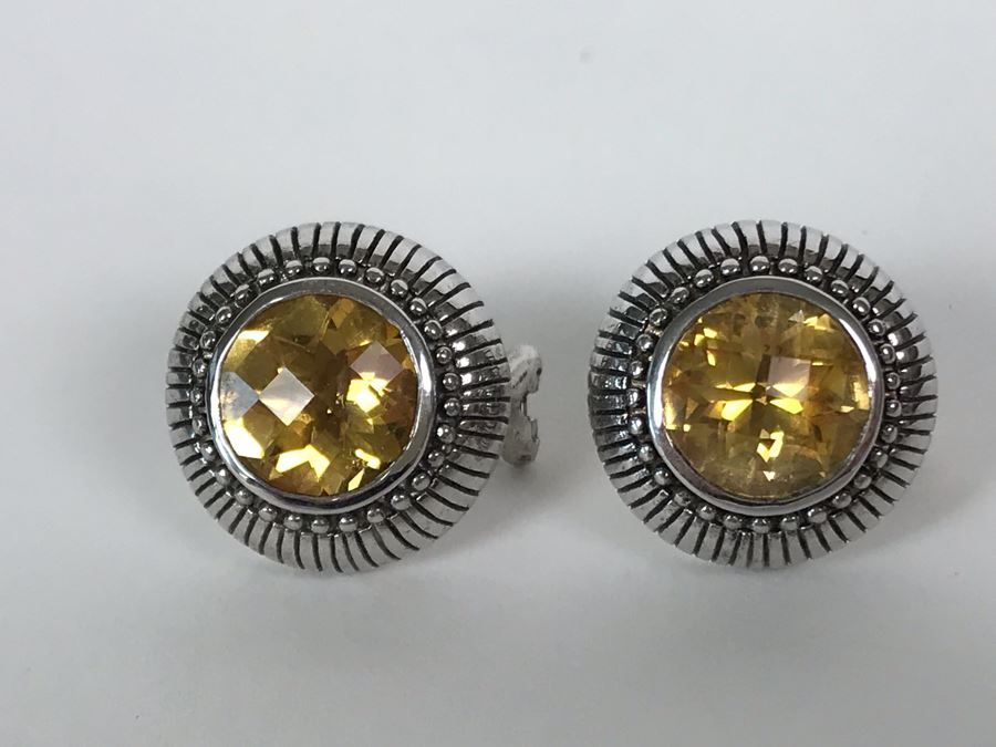 Judith Ripka Sterling Silver Earrings Pierced 13.5g [Photo 2]