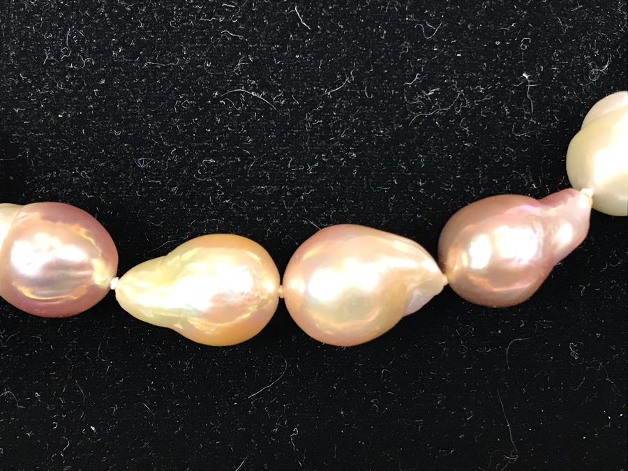 Honora Ming Cultured Pearl Jewelry Set With Necklace, Bracelet And 14K Gold Pearl Earrings [Photo 13]