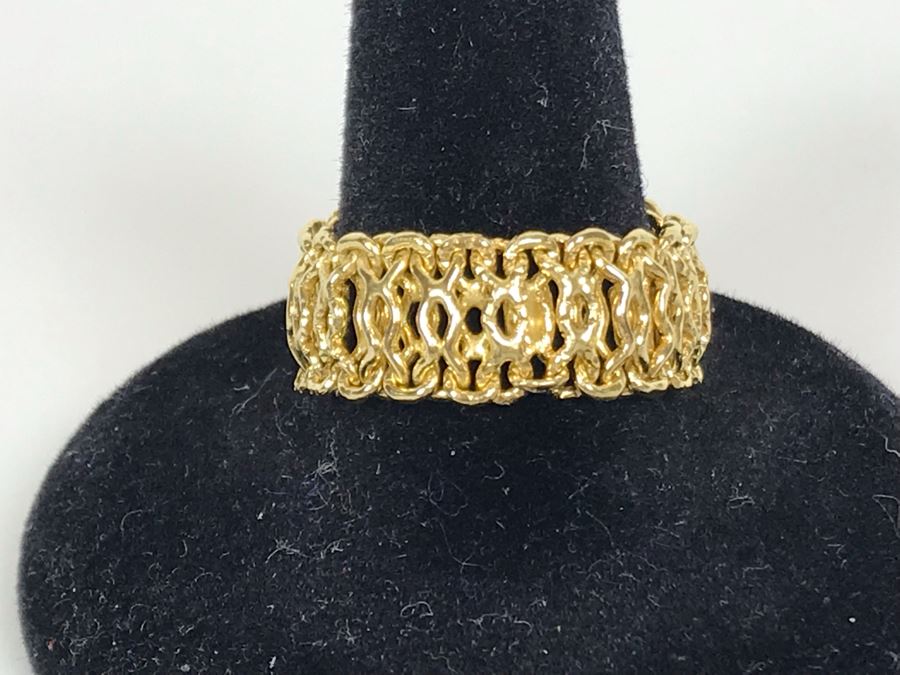 14K Gold Ring Milor Italy 1.9g [Photo 3]