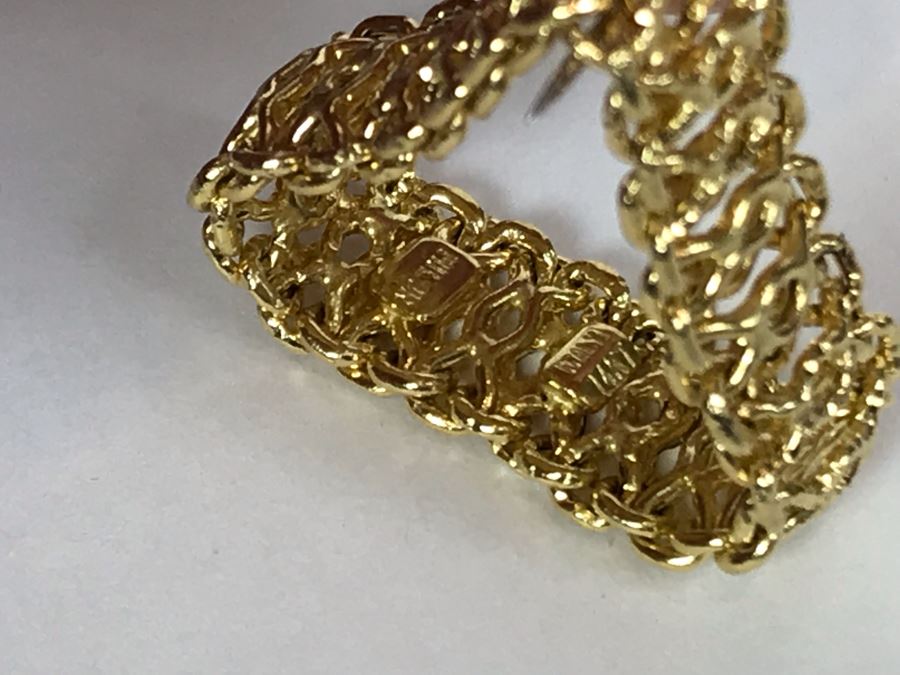 14K Gold Ring Milor Italy 1.9g [Photo 13]