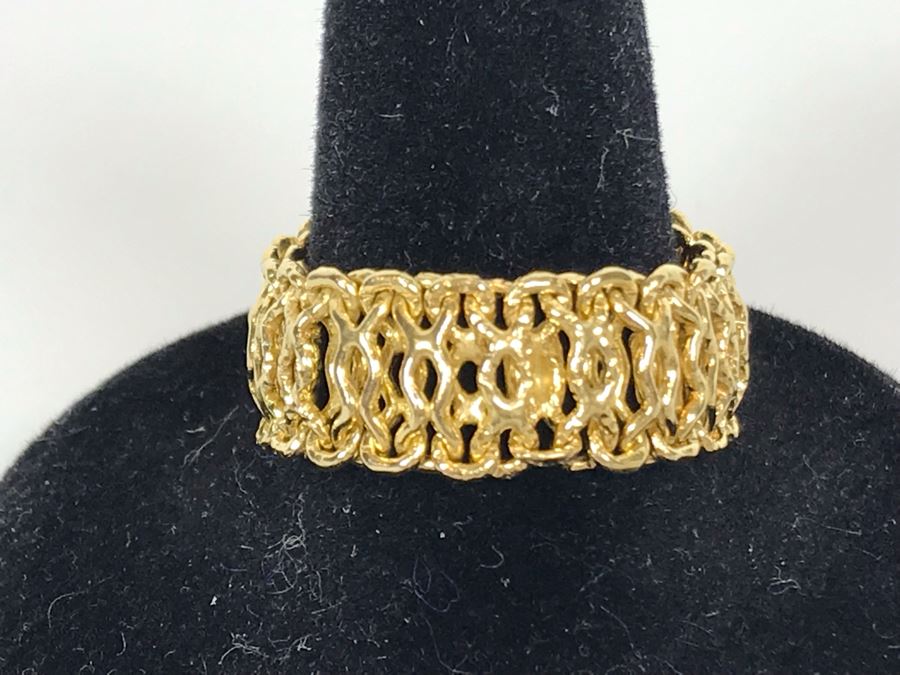 14K Gold Ring Milor Italy 1.9g [Photo 2]