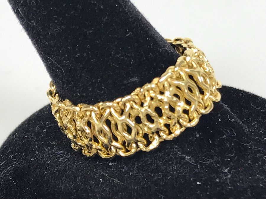 14K Gold Ring Milor Italy 1.9g [Photo 5]