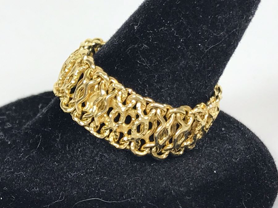 14K Gold Ring Milor Italy 1.9g [Photo 4]