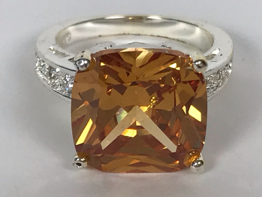 Sterling Silver Ring Size 8.75 8.8g [Photo 9]