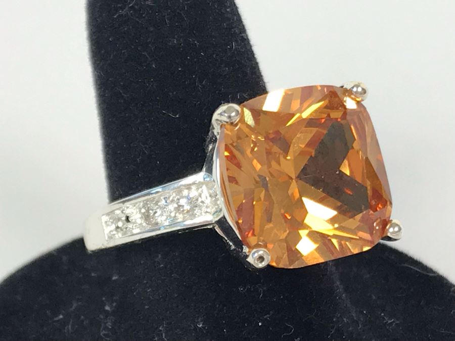 Sterling Silver Ring Size 8.75 8.8g [Photo 7]