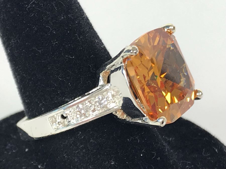 Sterling Silver Ring Size 8.75 8.8g [Photo 5]