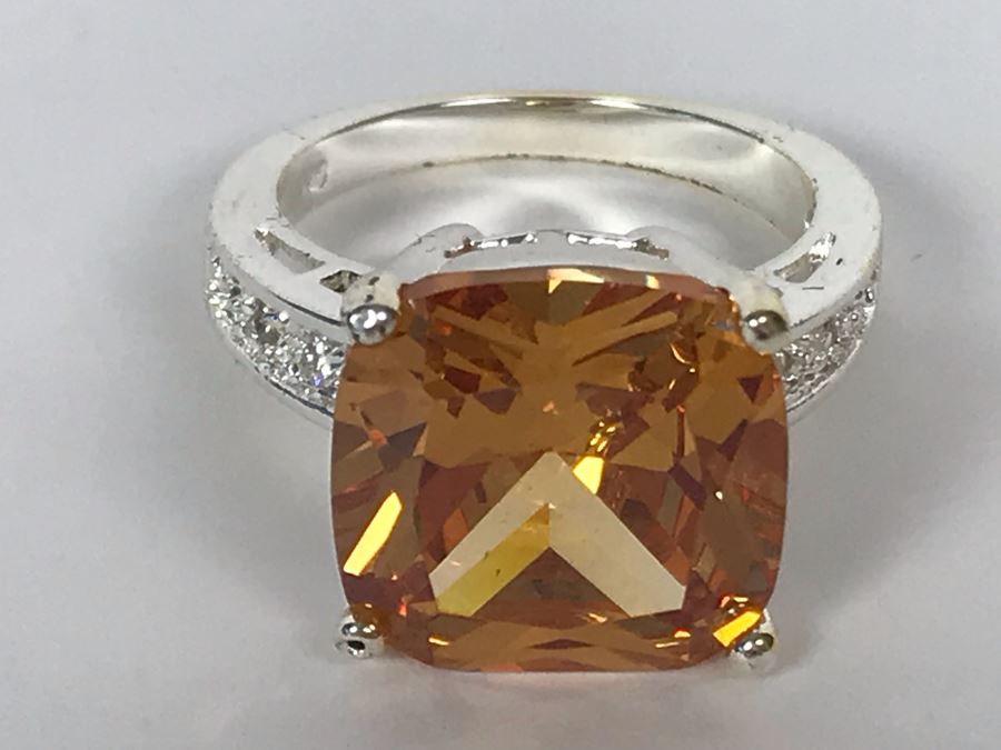 Sterling Silver Ring Size 8.75 8.8g [Photo 11]