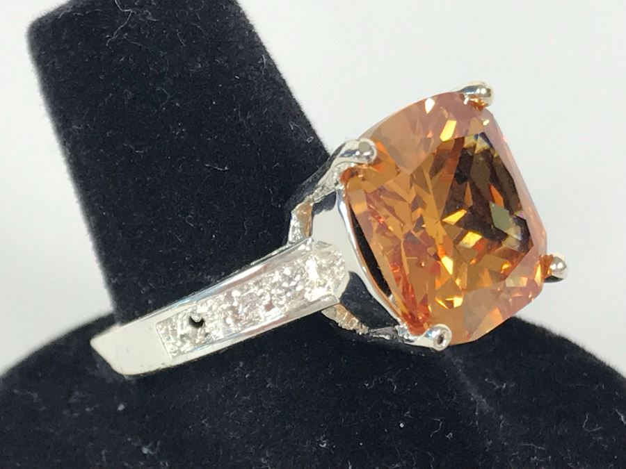 Sterling Silver Ring Size 8.75 8.8g [Photo 6]