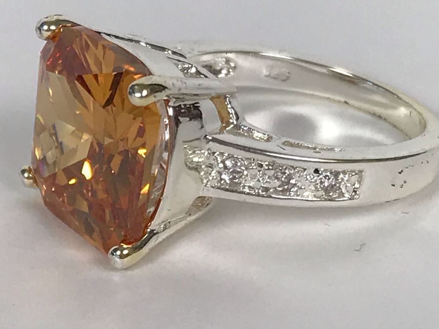 Sterling Silver Ring Size 8.75 8.8g [Photo 12]