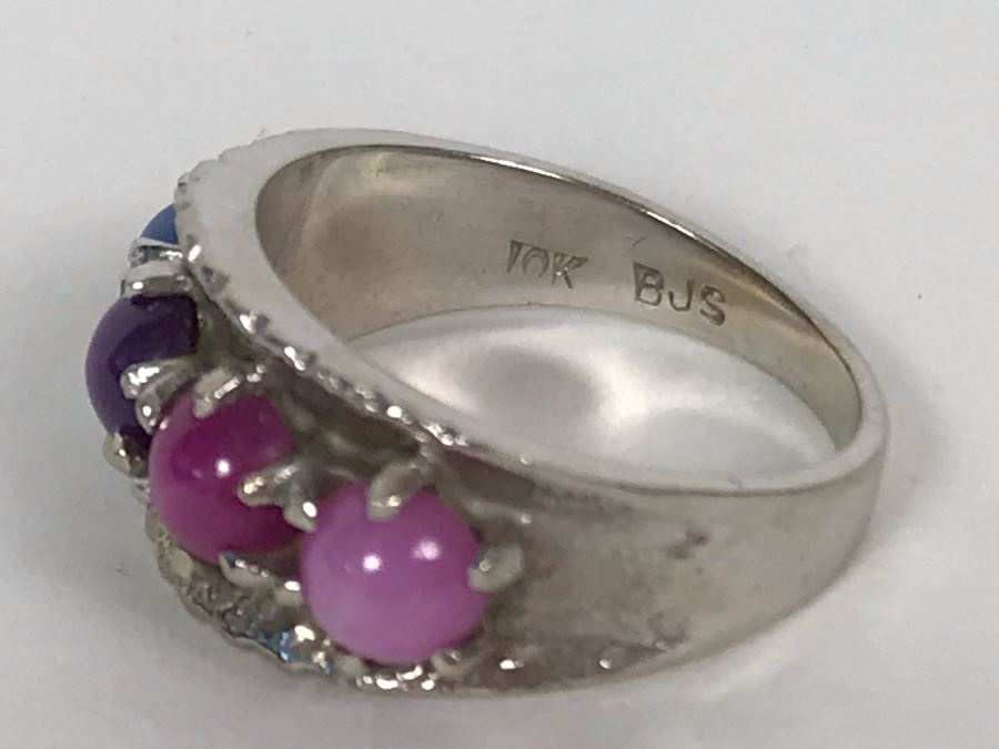 10K Gold BJS Ring Size 6.25 5.3g [Photo 7]