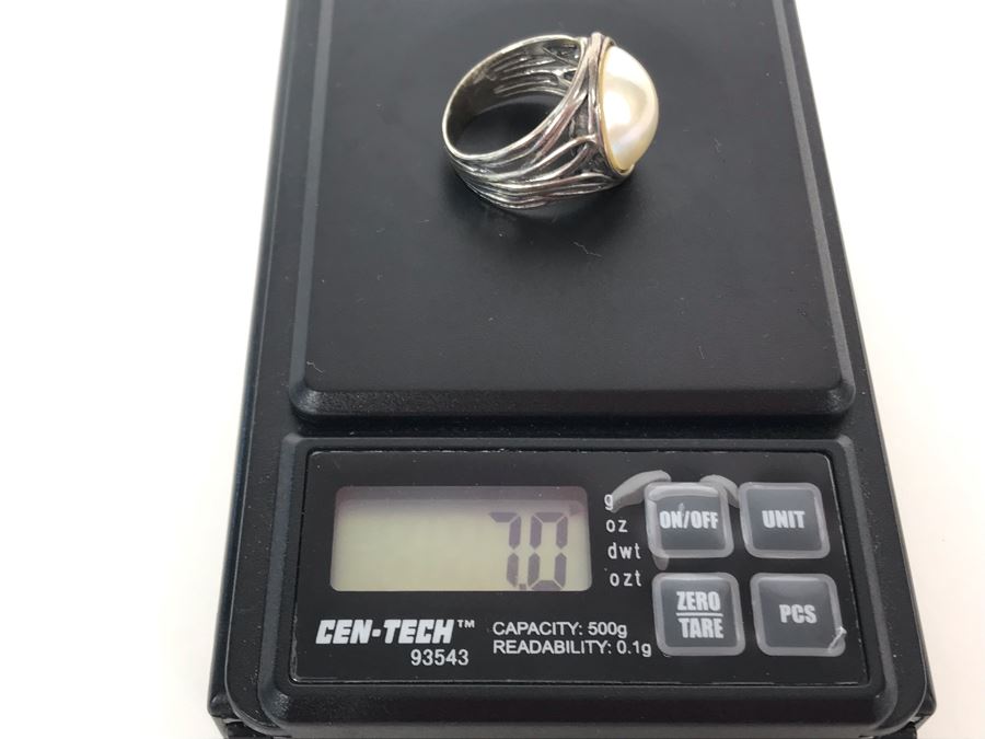 Sterling Silver Israel Ring Size 8.5 7g [Photo 11]