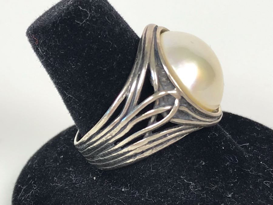 Sterling Silver Israel Ring Size 8.5 7g [Photo 1]