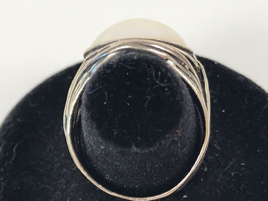 Sterling Silver Israel Ring Size 8.5 7g [Photo 5]