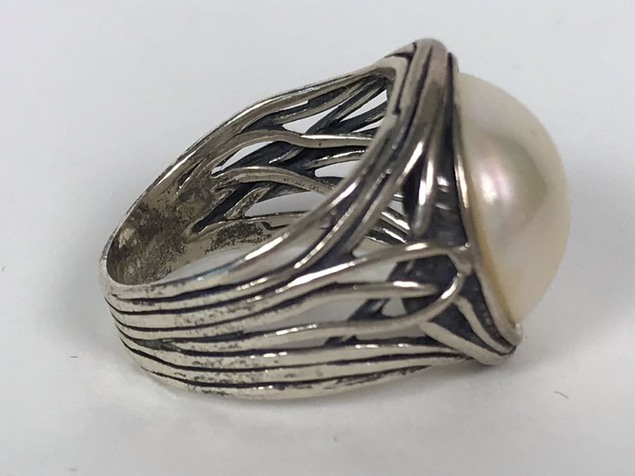 Sterling Silver Israel Ring Size 8.5 7g [Photo 7]