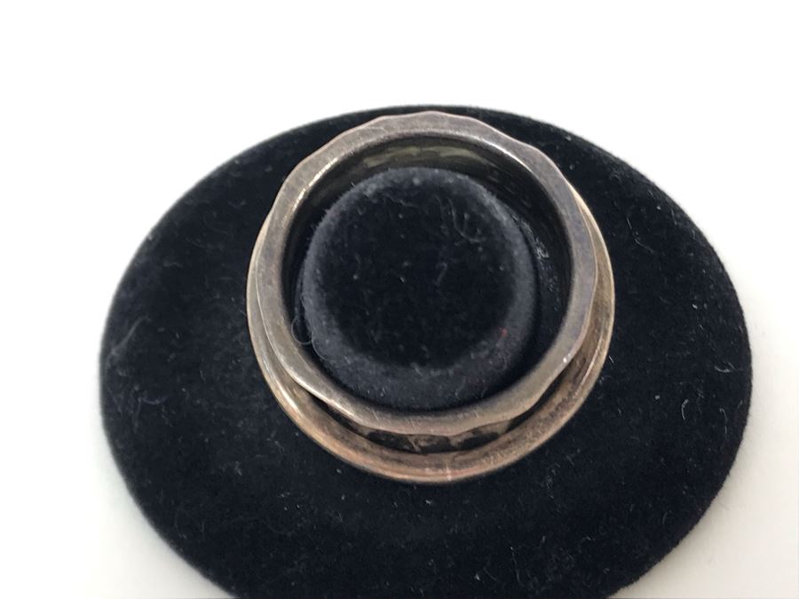 Sterling Silver Israel Ring Size 10 11.7g [Photo 4]