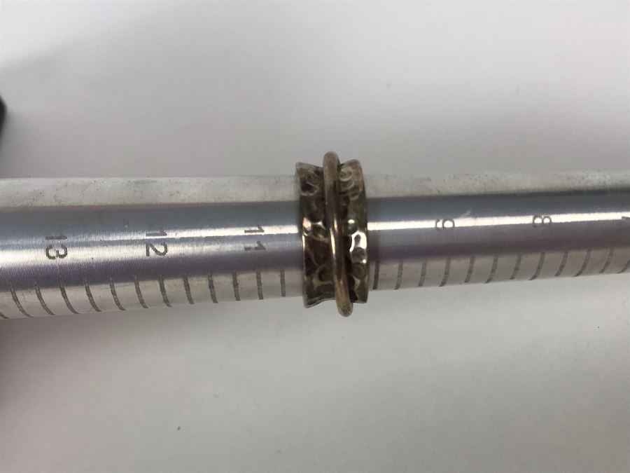 Sterling Silver Israel Ring Size 10 11.7g [Photo 8]